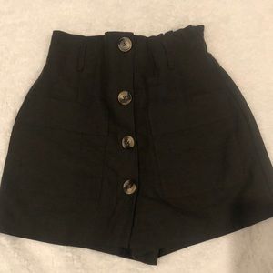Zara hunter green skort